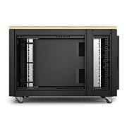 APC NetShelter Soundproof, 12U, Server Rack Enclosure, Maple