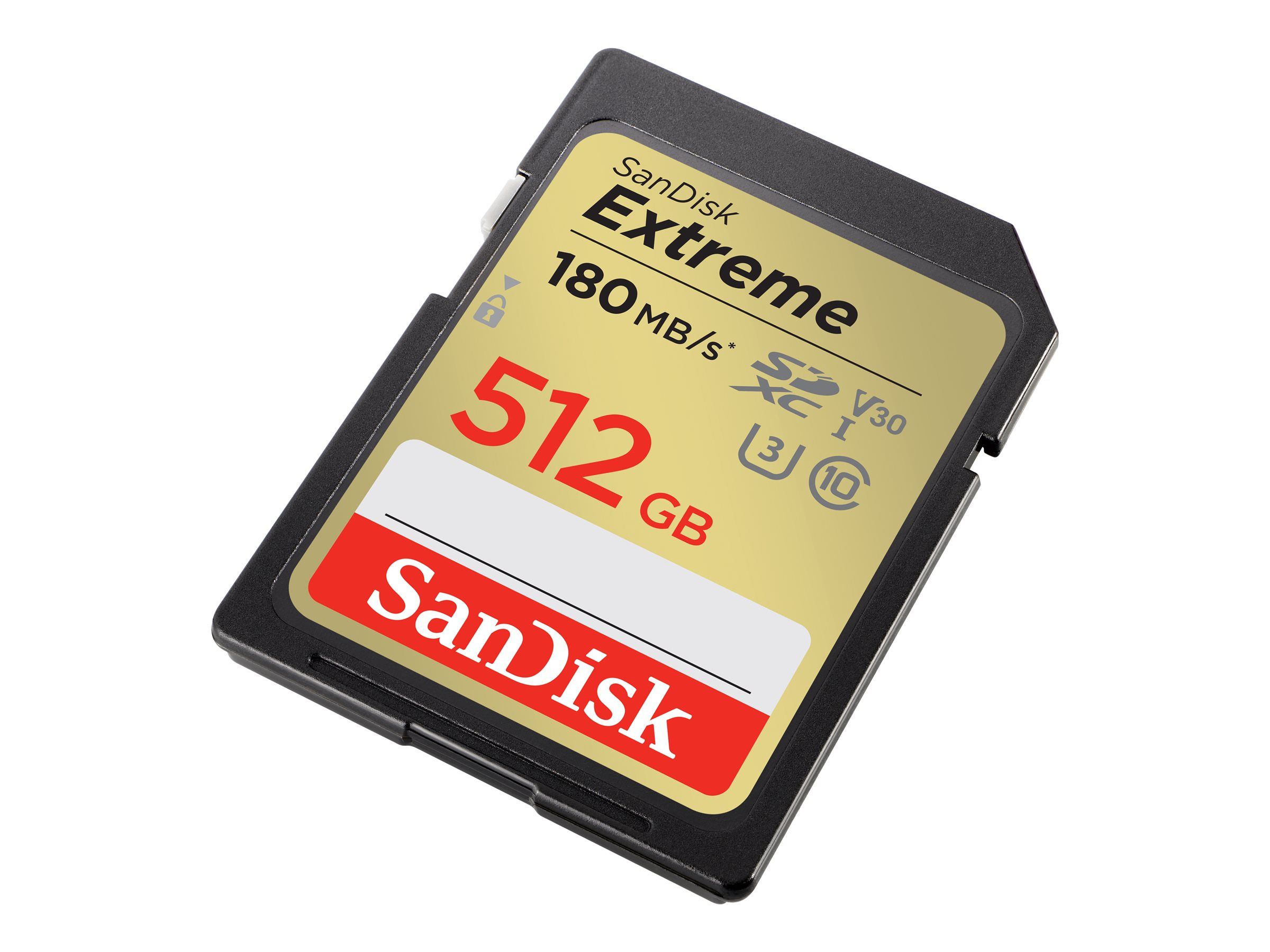 EXTREME 512GB SDXC MEMORY CARD/PLUS 1 YEAR RESCUEPRO DELUXE