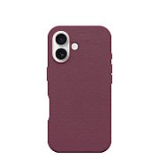OB SYM CACTUS LEATHER APPLE/IPHONE 16 MAROON BELLS - RED