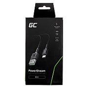Green Cell KABGC25 USB cable 0.3 m USB A USB C Black
