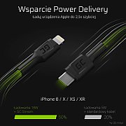 Green Cell KABGC07 lightning cable 1 m Black