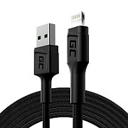 Green Cell KABGC12 lightning cable 2 m Black