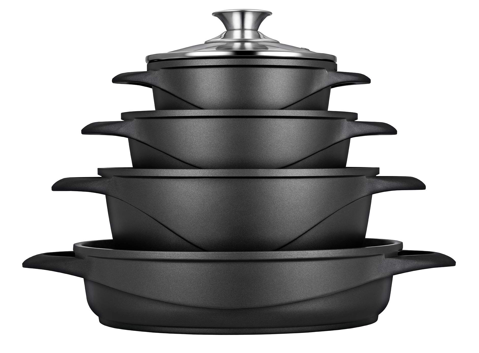 Smile MGK-17 soup pot Black Aluminium