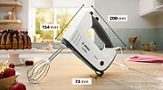 Bosch MFQ37400 mixer Hand mixer 750 W Grey  White