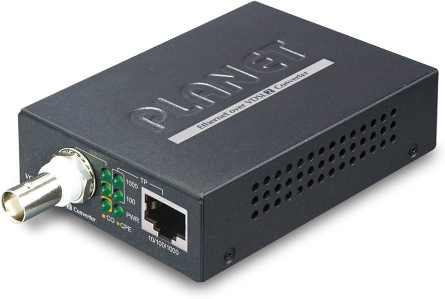 PLANET VC-232G convertoare media pentru rețea 300 Mbit/s Negru