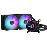 Cooler ASUS ROG Strix LC III 240 ARGB Negru, 2x Fan Slots 120mm, speed 800-2200 RPM, 36dB, Intel: LGA 1700, 1200, 115x, AMD: AM5,AM4