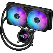 Cooler ASUS ROG Strix LC III 240 ARGB Negru, 2x Fan Slots 120mm, speed 800-2200 RPM, 36dB, Intel: LGA 1700, 1200, 115x, AMD: AM5,AM4