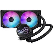 Cooler ASUS ROG Strix LC III 240 ARGB Negru, 2x Fan Slots 120mm, speed 800-2200 RPM, 36dB, Intel: LGA 1700, 1200, 115x, AMD: AM5,AM4