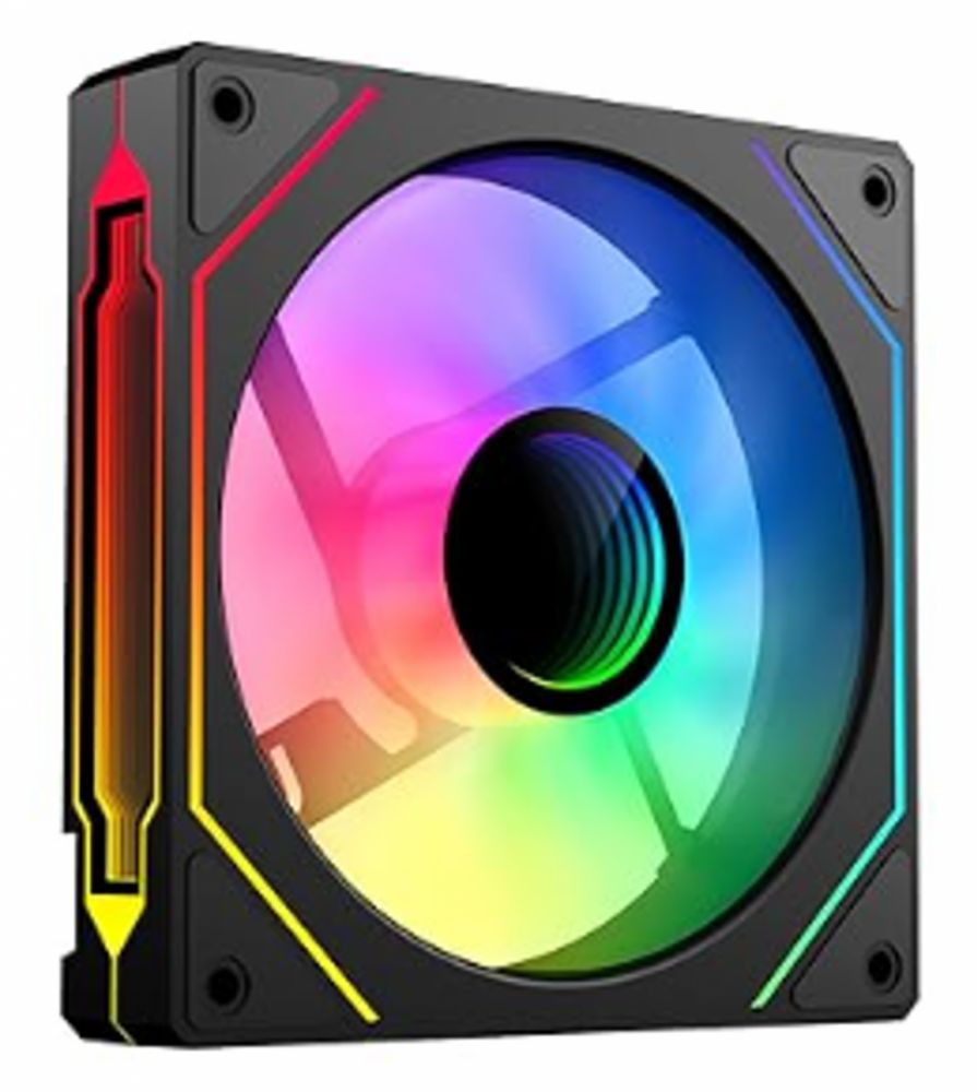 Ventilator Serioux SRX-FAN1202IARGB ,120 x 120 x 26 mm ,600 - 1600 rpm ,Negru ,ARGB 