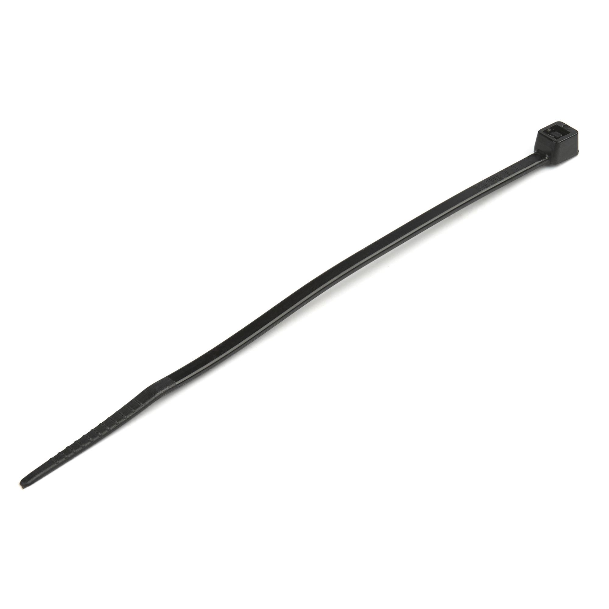 100 PACK 4 CABLE TIES -BLACK/NYLON ZIP TIE WRAPS UL TAA
