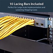 CABLE LACING BAR F. RACKS/483X11X7MM 2IN OFFSET