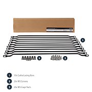 CABLE LACING BAR F. RACKS/483X11X7MM 2IN OFFSET