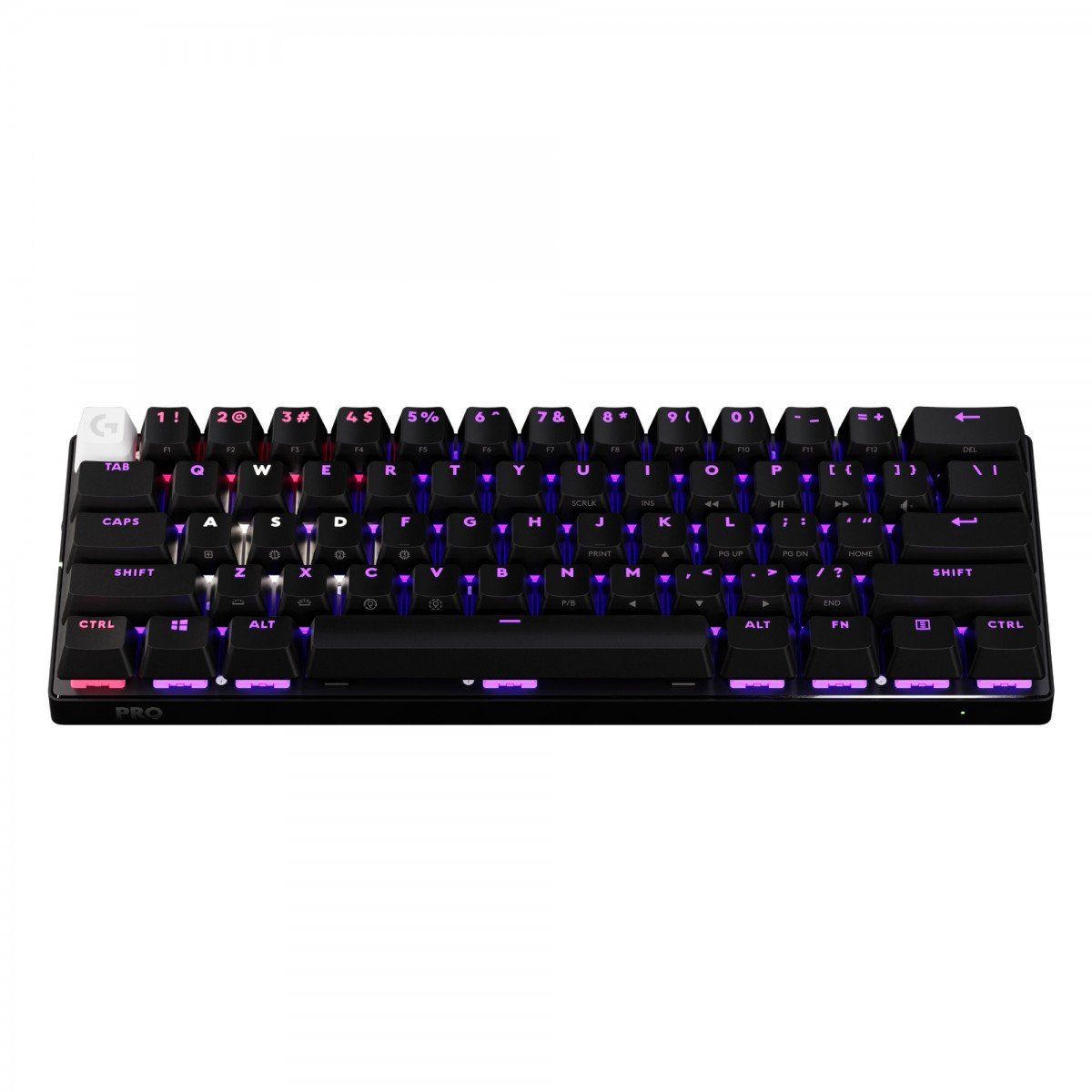 LOGITECH G PRO X 60 LIGHTSPEED Wireless Gaming Keyboard (Tactile) - BLACK - US INT'L - 2.4GHZ/BT - EMEA28-935 - TACTILE SWITCH