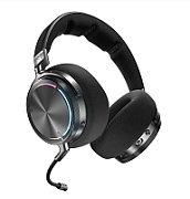 Casti Gaming CORSAIR VIRTUOSO MAX WIRELESS Carbon, Bluetooth 5.3 Wi-Fi, Marime 50mm, Frecventa Raspuns 40KHz, Senzitivitate 118 dB, 32 Ohm, Active Noise Cancellation, Autonomie Baterie 60 ore