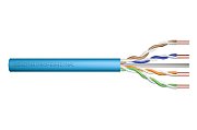 DIGITUS Cat.6A  U/UTP  B2ca  AWG 23/1  LSOH  100m  blue installation cable