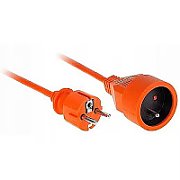 VERTEX PZO20M Retractable extension cable 20 m 3x2 5 mm Orange