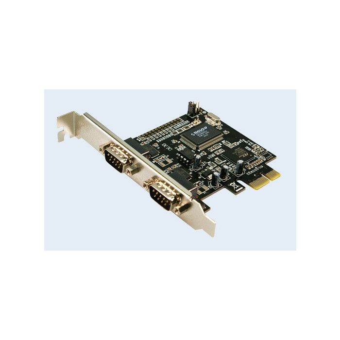 CARD adaptor LOGILINK, PCI-Express la 2 x SERIAL DB9M, 