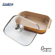 TAVA INALTA CUPTOR DIN ALUMINIU TURNAT + CAPAC 39 x 26 x 8.5 CM,  6 L, NICOLAI TAND, NICOLAI TAND, COOKING BY HEINNER
