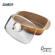 TAVA ROASTER DIN ALUMINIU TURNAT + CAPAC 39 X 22.5 X 11 CM, 5.3L, NICOLAI TAND, COOKING BY HEINNER