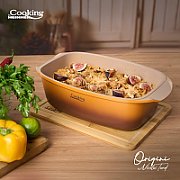 TAVA ROASTER DIN ALUMINIU TURNAT + CAPAC 39 X 22.5 X 11 CM, 5.3L, NICOLAI TAND, COOKING BY HEINNER