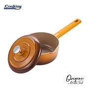 CASEROLA ALUMINIU TURNAT + CAPAC 18x8.5 CM, 1.8 L, NICOLAI TAND, COOKING BY HEINNER