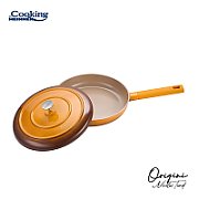 TIGAIE ALUMINIU TURNAT + CAPAC 26x5CM, NICOLAI TAND, COOKING BY HEINNER