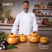 OALA CERAMICA CU CAPAC, 14.5x16 CM, 3 L, NICOLAI TAND, COOKING BY HEINNER