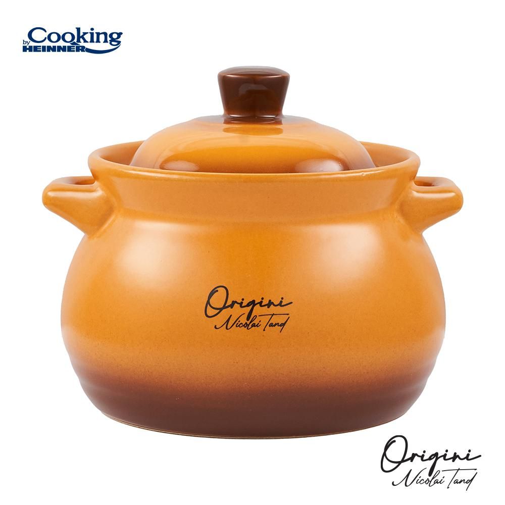 OALA CERAMICA CU CAPAC 12x11 CM, 2 L, NICOLAI TAND, COOKING BY HEINNER