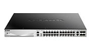 Switch D-Link DGS-3130-30PS/E, 24 porturi 10 / 100 / 1000 MBs