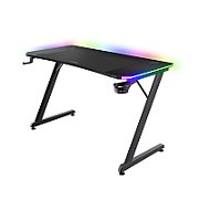 Masa gaming Trust GXT 710 Luminus Pro, iluminare RGB, greutate maxima suportata 150 kg, negru
