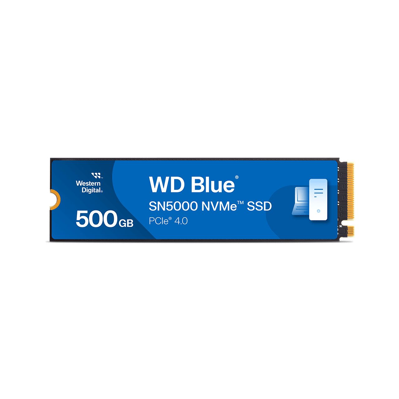 SSD WD Blue SN5000 500GB M.2 2280 PCIe Gen4 x4 NVMe TLC, Read/Write: 5000/4000 MBps, IOPS 480K/770K, TBW: 300