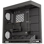 HAVN HS 420 VGPU PC Case  Midi-Tower  E-ATX  Tempered Glass  PCIe 5.0 Riser Cable - black