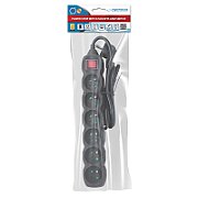Esperanza ELK217K Power strip 6GN/1 5M Black