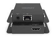 DIGITUS HDMI Extender Set USB 70m 4K schwarz