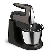 TEFAL | HT650E38 PowerMix Silence | Hand Mixer | 600 W | Number of speeds 5 | Turbo mode | Black/Grey