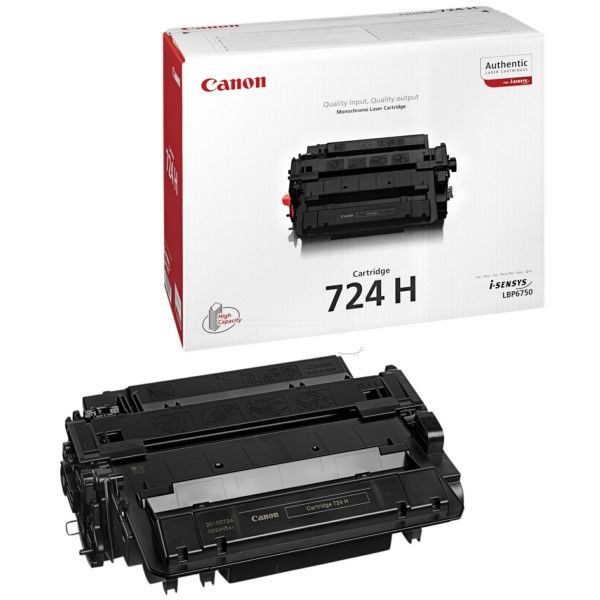 Cartus toner Canon 3482B002 ,Negru ,12 500 pagini ,Original (CRG-724H) 