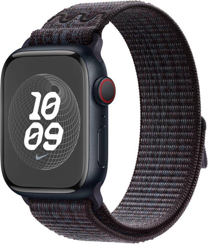 46MM BLACK/BLUE NIKE SPORT LOOP/.