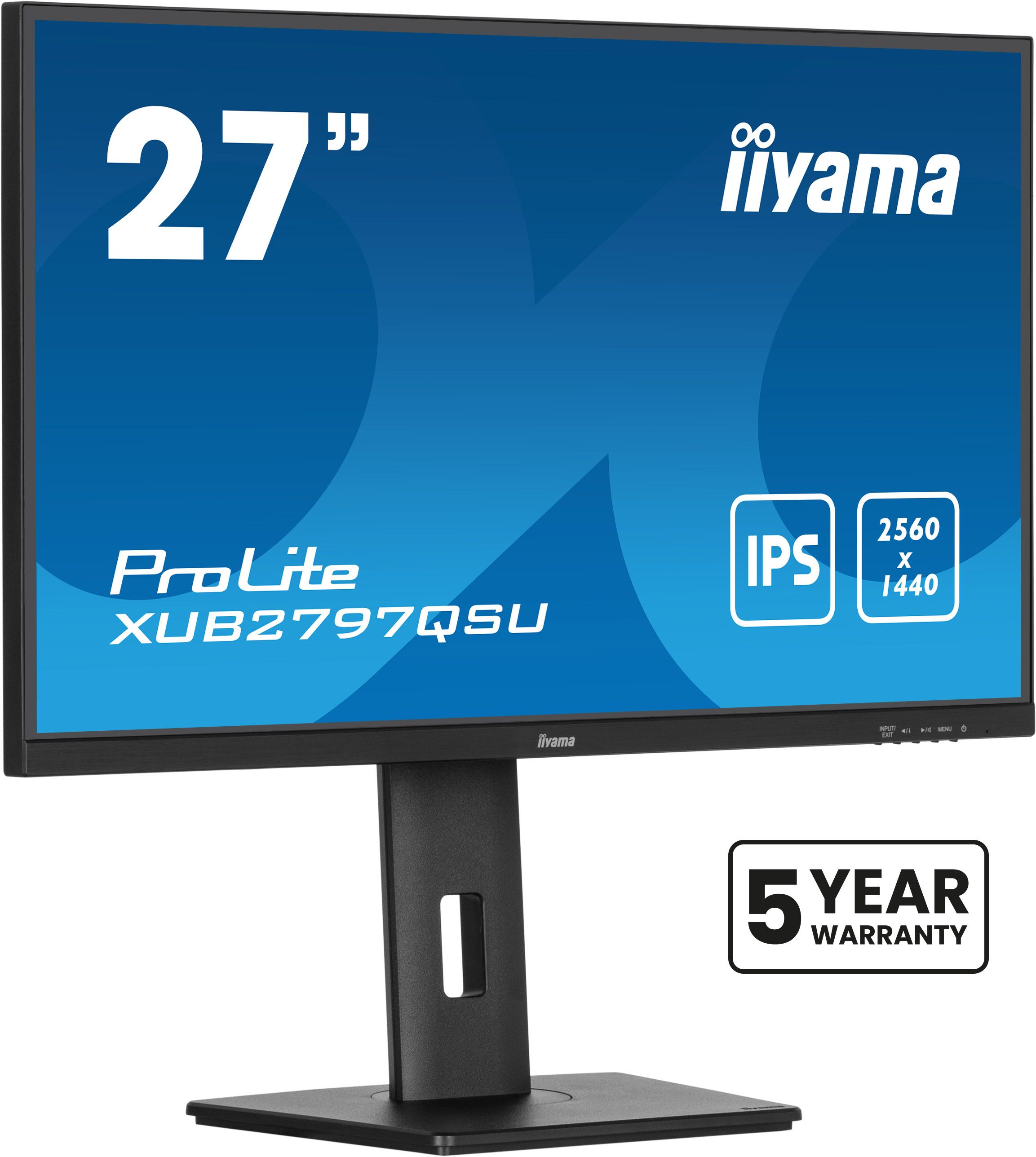 Monitor 27 inch IIyama XUB2797QSU-B2 2560 x 1440, 100 Hz