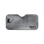 PARASOLAR auto Iggy pentru parbriz, fata dubla, folie din aluminiu, 2 x ventuze prindere, dimensiune 150 x 80 cm  IGAA-PARAS-150 