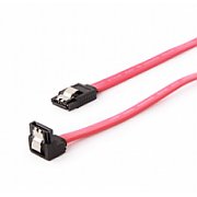 CABLU date Spacer, S-ATA 3 (T) la S-ATA 3 (T), 90grade, metal clips, 30cm,  SPIC-SATA-SATA-0.3m  (timbru verde 0.08 lei)