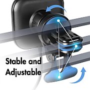 CAR HOLDER LOGILINK, wireless magnetic, 1 x USB-A, max. 18 W, grade, negru,  PA0329 