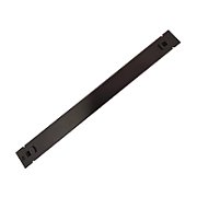 PANOU gestionare cabluri SPACER, tip masca orizontala blank, 19 inch, 1U, 0.8mm, negru,  SPCM-1UF-BK-02 