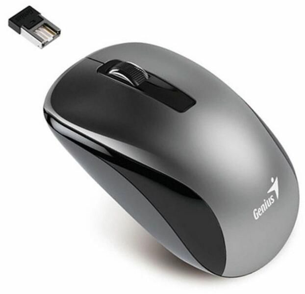 MOUSE Genius,  NX-7010 , PC sau NB, wireless, 2.4GHz, optic, 1200 dpi, butoane/scroll 3/1, , gri,  31030018405  (timbru verde 0.18 lei)