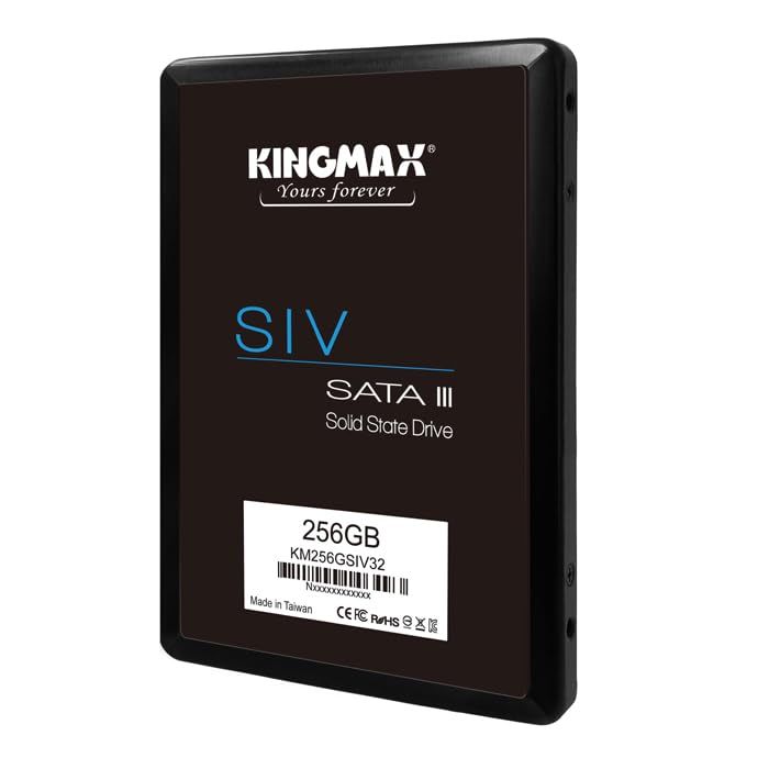 Kingmax SSD KINGMAX, SIV32, 256 GB, 2.5 inch, S-ATA 3, 3D TLC Nand, R/W: 500/410 MB/s,  KM256GSIV32 