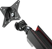 SUPORT de birou LOGILINK, pt 2 TV/monitor, plat, diag. max 32 inch, rotatie, inclinare, pivotare, orizontala, verticala, totala, max 9 Kg x 2,  BP0172 