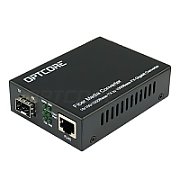 Mediaconvertor 10/100/1000M 1 port RJ45, 1 SLOT SFP - TRANSCOM,  TS-1000N-SFP 