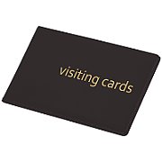 Mapă pentru 24 cărți de vizită Negru