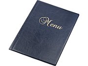 Mapă meniu A4 Bleumarin