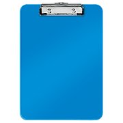 Clipboard LEITZ WOW, simplu, PS, A4, 100 coli, albastru