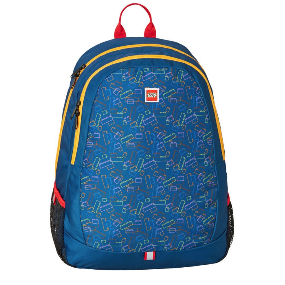 Ghiozdan scoala LEGO - design Playful Bricks